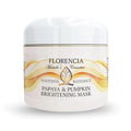 Florencia Papaya & Pumpkin Brightening Face Mask - Exfoliating 2 oz