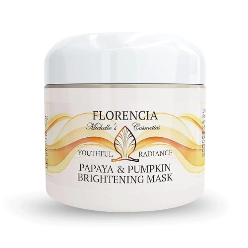 Florencia Papaya & Pumpkin Brightening Face Mask - Exfoliating 2 oz