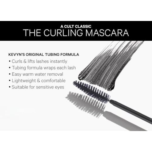 Kevyn Aucoin The Curling Mascara, Black: Classic volume brush. Tubing tech. All day wear. Clump & flake free. Pro makeup artist go to for volume, thick and separate lashes. Easy removal with water. Black 0.18 Ounce (Pack of 1)