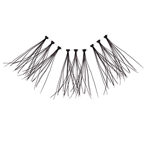 Trio Lash False Eyelashes Medium Natural Style Pack of 6 - Easy & Faster Application