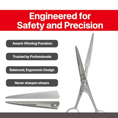 Feather - Switch-Blade Haircutting Shears Replacement Blades - Model 50/55 Scissors for Professional Stylists & Barbers - Stainless Steel - No-Nip Tip - Made in Japan