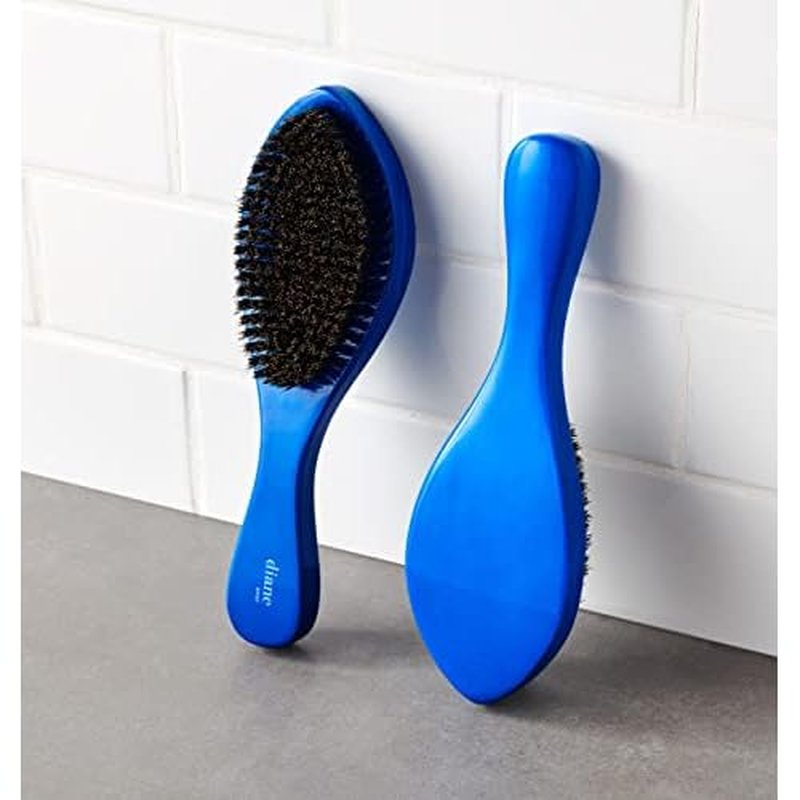 Diane Prestige 100% Medium Boar Bristle Curved Oval Wave Brush, D1727 (Pack of 2)