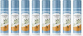 Unscented Organic Lip Balm Pack of 8 - Sensitive & Long-Lasting Moisturizer