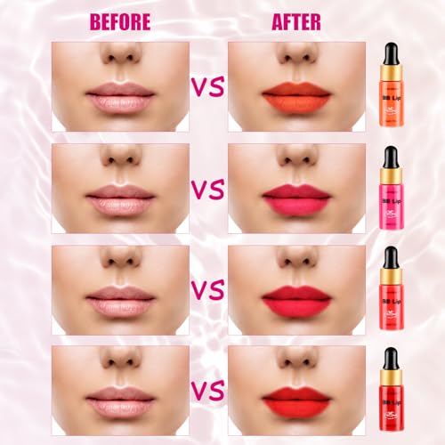 TRESSON BB Lips Serum Starter Kit - 4 Color Lip Gloss & Treatment Set