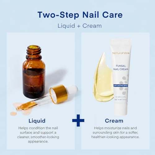 Natural Vine Red Patches Toenail Fungus Treatment Kit 32 Pcs + Liquid 15mL + Cream 20g