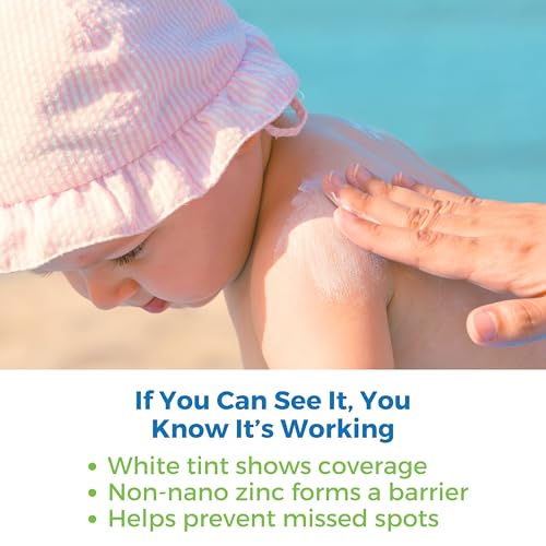 Waxhead Baby Sunscreen For Kids and Baby Sunscreen Lotion, Toddler, Infant, 0-6 Months, Non-Nano Zinc Oxide