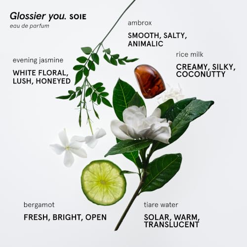 Glossier You Soie Unisex Eau de Parfum 8ml (0.27 Fl Oz) Skin-Scent Enhancer
