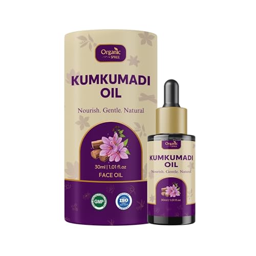 Kumkumadi Oil 1.01 Fl Oz (30ml) | Night Serum to Brighten Skin & Enhance Natural Glow with Saffron, Sandalwood and other herbs | Ayurvedic Face Oil (1.01 Fl Oz (30ml))