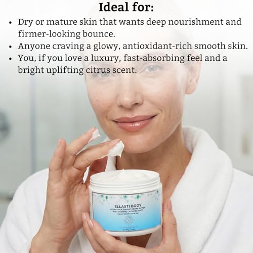 Hydrating Firming Caviar Body Butter Cream with Vitamin E & Green Tea – 9.5oz