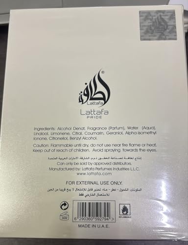 Spicy Unisex Eau de Parfum Spray - Lattafa Pride Embrace 3.4oz
