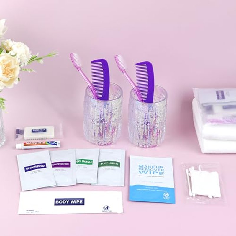 20 Kits Travel Toiletry Kit Bulk, Personal Hygiene Kit, Disposable Hygiene Kit Homeless Care Supplies Charity Kit For Home, Hotel, Camping, Travel