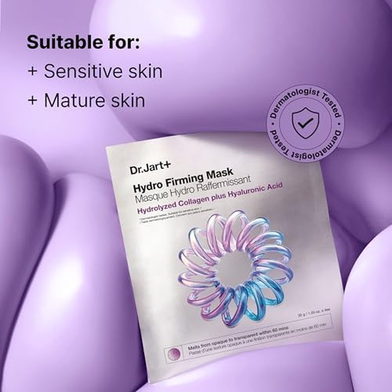Dr.Jart+ Hydro Firming Korean Face Mask with Collagen and Hyaluronic Acid| Korean Skin Care