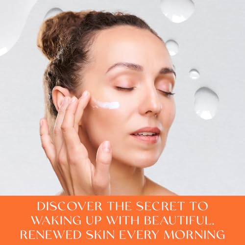 Vitamin C & Collagen Face Moisturizer ? Hydrating Anti Aging Night Cream For Uneven & Dry Skin, Firms & Smooths Fine Lines ? Dermatologist Tested, Korean Skin Care, Clean Beauty ? 1.69 Fl Oz