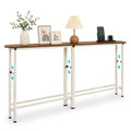 78.8 Inch Adjustable Narrow Console Table for Behind Couch, Entryway & More