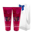 Bath & Body Works PERFECT IN PINK Ultimate Hydration Body Cream Gift Set with a Blue Bow for Holidays 8 oz each ? Pack of 2
