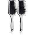 Diane Small Silver Cushion Paddle Brush, 7 Row, 12Count (Pack of 2)