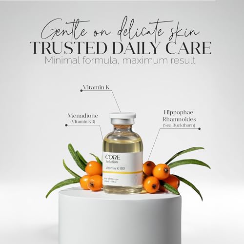 FEEL MATRIGEN Vitamin K 100 Ampoule ? Redness & Dark Circle Treatment Serum for Sensitive Skin ? 30mL + Needleless Syringe
