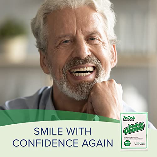 ProTech Denture & Retainer Care Kit with Ultrasonic Cleaner - Complete Oral Hygiene Set