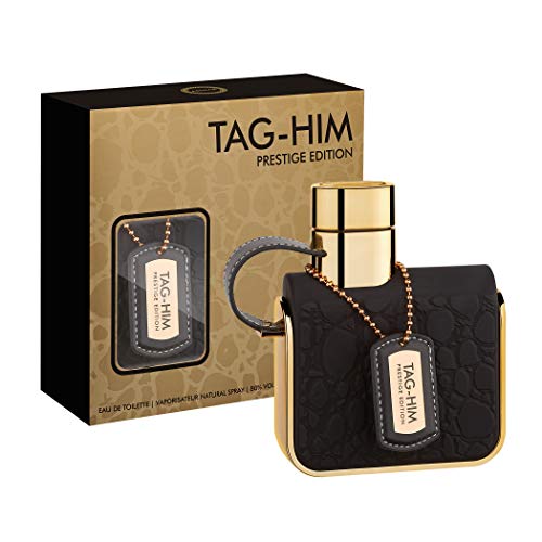Armaf Tag Him Prestige Men Eau de Toilette Spray 3.4 Fl Oz Amber Wood Variation