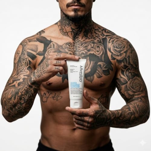 Unscented Tattoo Aftercare Lotion - Moisturizing Balm for Inked Skin - Variation 1