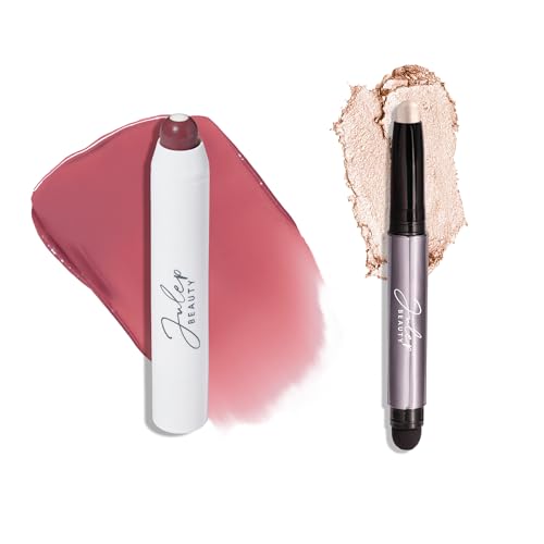 Julep Eyeshadow 101 Cr?me to Powder Waterproof Eyeshadow Stick, Pearl Shimmer Julep It's Balm: Tinted Lip Balm + Buildable Lip Color - Rich Plum