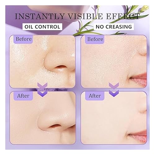 Jelly Pressed Setting Powder,Oil Control Face Pressed Powder,Clear Matte Oil Control Face-Long Lasting Finishing & Waterproof