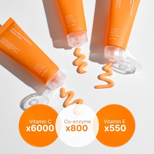 Active Marine Astaxanthin Capsule Cream for Skin Brightening & Hydration - 1.69 oz
