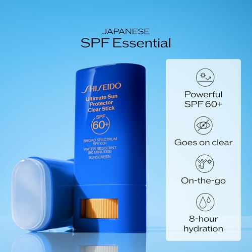 Invisible Broad-Spectrum Sunscreen Stick SPF 60+ 0.7 Oz - Wear Under & Over Makeup