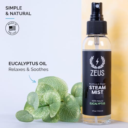 Eucalyptus Steam Mist for Shower & Aromatherapy - 4 oz - Natural Relaxation