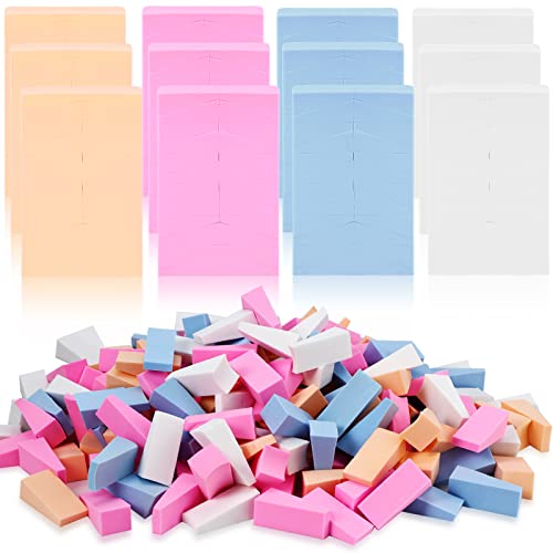 Makeup Wedges Sponges Bulk Set 480 Pieces - Reusable Face & Eye Applicators