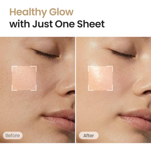 SKINFOOD Rice Daily Mask 30 Sheets - Korean Glass Skin Sheet Mask, Nourishing & Hydrating, Large Capacity