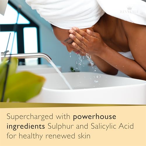 REVITALE Advanced BHA Salicylic Acid & Sulphur Scrub Soap ? Clarifying Exfoliating Bar