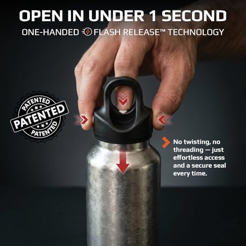 Titanium Insulated Water Bottle 20oz Oxidized - Leakproof, Cold & Hot