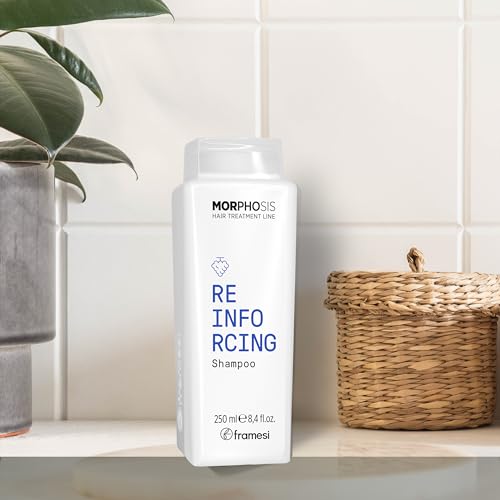 Framesi Morphosis Reinforcing Shampoo 8.4 fl oz, Volumizing Shampoo for Oily Scalps