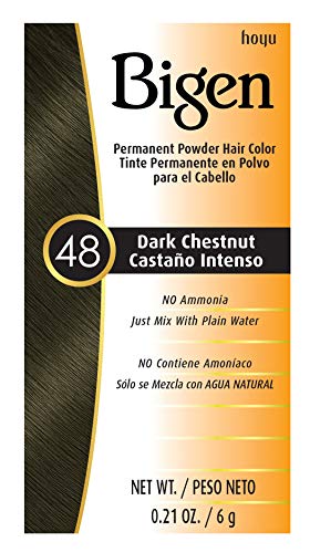 Dark Chestnut Permanent Hair Dye Powder - 6 Pack