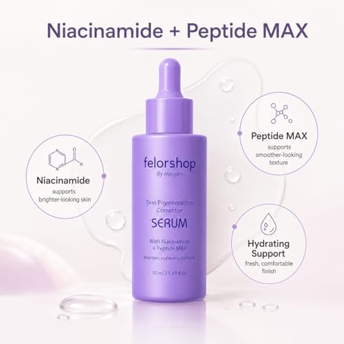 Dark Spot Brightening Face Serum with Niacinamide & Peptide - 1.69 fl oz - Skin Pigmentation Corrector