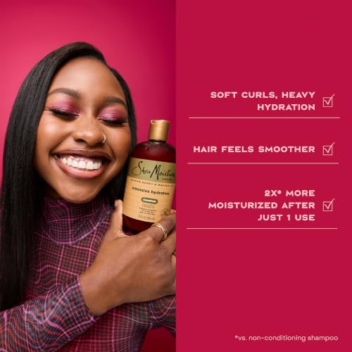 SheaMoisture Shea & Manuka Honey Shampoo & Conditioner Set 13 Oz Each - Pack of 2