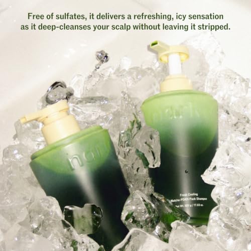 Deep Cleansing Matcha PDRN Shampoo with Menthol - Vegan Hair Detox 500g