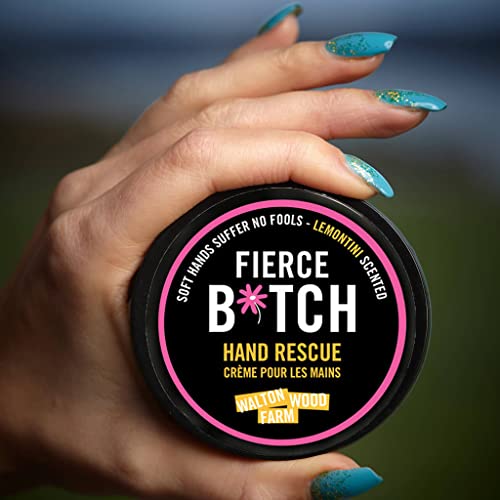 Hand Rescue Cream with Shea & Green Tea - Fierce B*tch 2 Pack - Deep Hydration