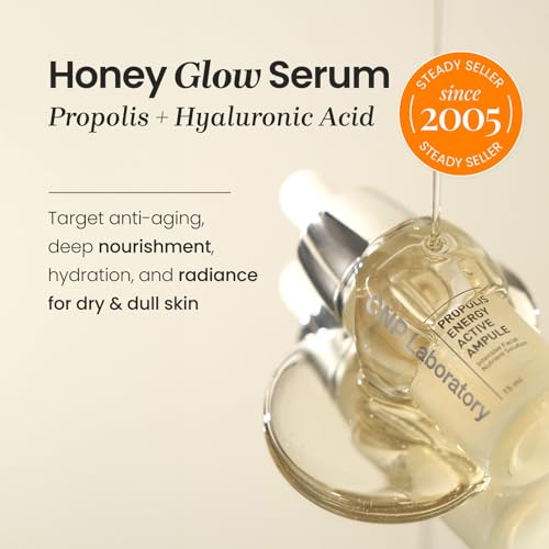 CNP Glow Skin Booster Set - Honey Ceramide Essence + Centella Serum Bundle | Propolis-Infused, Intense Hydration & Calming for Sensitive Skin | Korean Skincare