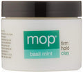 Basil Mint Firm Hold Clay Hair Styling Clay - Long Lasting Definition & Matte Finish - 2 fl oz