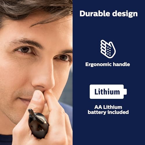 Norelco Philips Nose Trimmer 3000, for Nose, Ears Eyebrows, NT3600/62