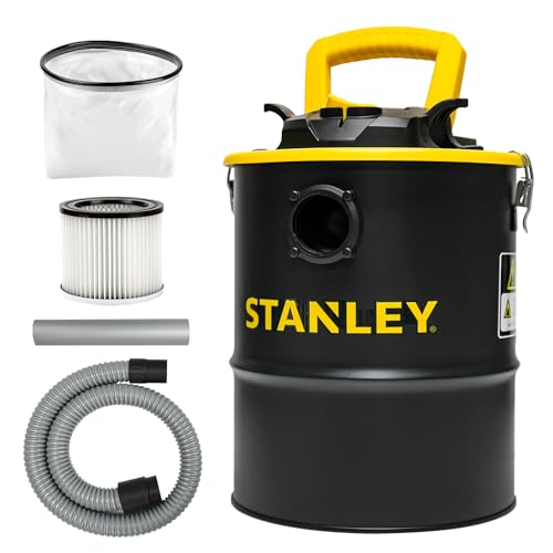 Stanley 4 Gallon 4 HP Ash Vacuum for Fireplaces & Pellet Stoves