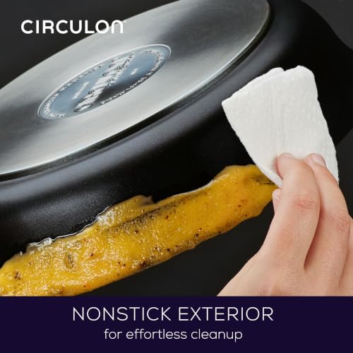 Circulon Symmetry 10" & 12" Nonstick Frying Pan Set - Black