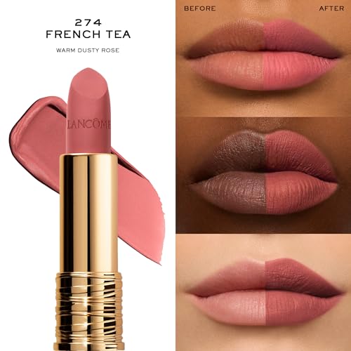 Lancôme L’Absolu Rouge Drama Matte Lipstick - Ultra Matte Full Coverage - 274 French Tea