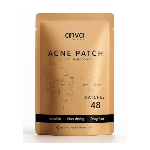 TKTK Pimple Patches Pimple Patches for Face Hydrocolloid Acne Patches Zit Patches for Chin and Nose Skin Care 5 Sizes 136 Count