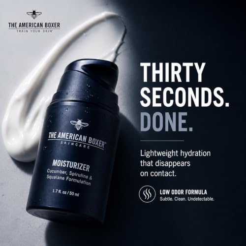 Men's Face Moisturizer - Anti-Aging Hydrating Cream for All Skin Types - The American Boxer