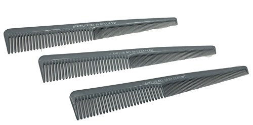 G.B.S 3-Pack Starflite Barber Combs Unbreakable Hair Styling Tool