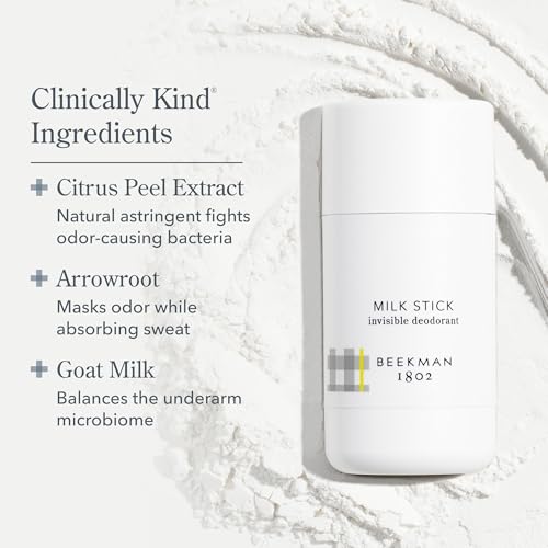 Beekman 1802 Milk Stick Whole Body Deodorant Citrus Scent 2.5 oz (Original Citron & Lemon)