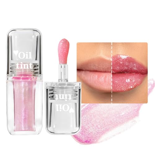 Warm Pearl Lip Oil - Magic Color Changing, Moisturizing, Reduces Lip Lines, Pearlescent Color Change